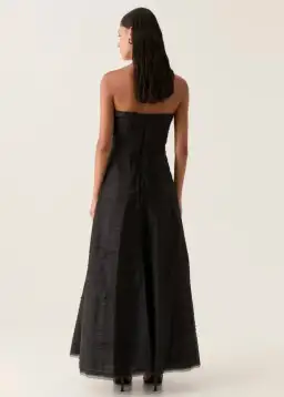 Aje Soundscape Maxi Dress Black Size 8 for rent on The Volte - image 3
