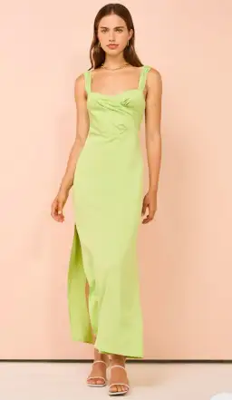 One Fell Swoop Ella Dress In Green Grape Size 10 for rent on The Volte - image 2