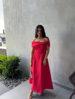 Mossman Wistful Maxi Dress in Watermelon Size 6 for rent on The Volte - image 2