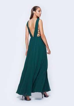 Fame & Partners Allegra Dress - Forest Green