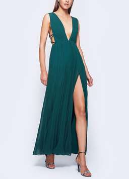 Fame & Partners Allegra Dress - Forest Green