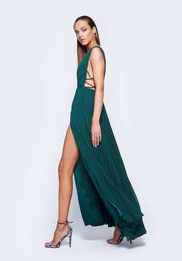 Fame & Partners Allegra Dress - Forest Green
