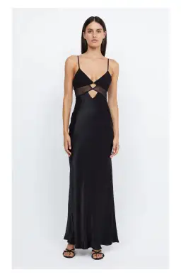 Bec and Bridge Ashton Cut Out Dress Black Size 6