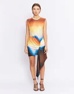 Pfeiffer Lexington Mini Dress in Earth Size L / AU 14