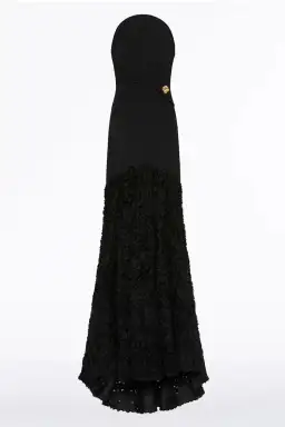 Carla Zampatti Nastro Strapless Gown Black Size 6 for rent on The Volte - image 5
