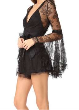 Alice McCall Gemini Playsuit Black Size 10 for rent on The Volte - image 1
