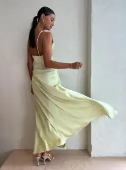 One Fell Swoop Hepburn Maxi In Limoncello Size 6 for rent on The Volte - image 7