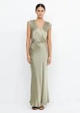 Bec & Bridge Moon Dance Maxi Dress Sage Size 12 for rent on The Volte - image 1