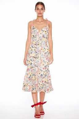 Talulah Bittersweet Flounce Midi Dress size XL for rent on The Volte - image 1