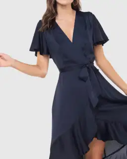 Pilgrim Stormy Maxi Dress in Blue Size AU 12 for rent on The Volte - image 5