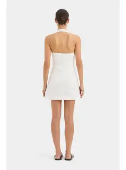 Sir The Label Noemi Halter Mini Dress Ivory Size 2 / AU 10  for rent on The Volte - image 3
