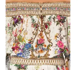 Camilla Off Shoulder Short Dress By The Meadow Print Size M / AU 12 for rent on The Volte - image 4