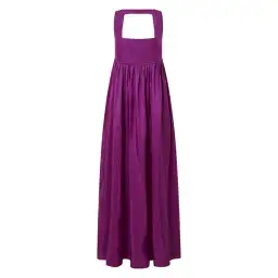  Oroton Strappy Sun Dress Magenta Size 10 for rent on The Volte - image 3