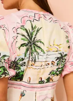 Alemais Sunset Midi Dress Print Size 12 for rent on The Volte - image 4