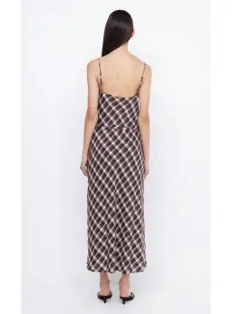 Bec & Bridge Chiara Wrap Maxi Dress in Basket Weave Check Size S / AU 8 for rent on The Volte - image 3