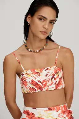 Shona Joy Kalani Pleated Bralette Multi Size AU 8 for rent on The Volte - image 1