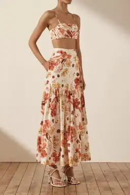 Shona Joy Kalani Pleated Bralette Multi Size AU 8 for rent on The Volte - image 3