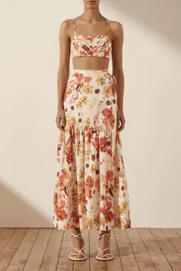 Shona Joy Kalani Maxi Wrap Skirt Floral Size AU8 for rent on The Volte - image 2