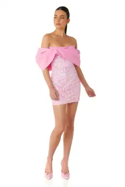 Eliya the Label Bianca Mini Dress in Pink Size XS / AU 6