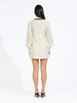 Alice McCall Dream Mini Dress Polka Dot Ivory Size 4 AU for rent on The Volte - image 3