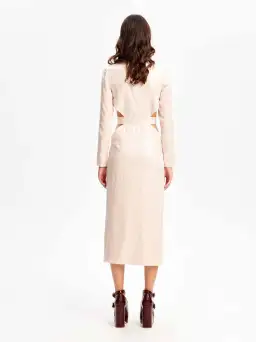 Alice McCall Night Sky Trench Dress Chai Latte Size 10 AU for rent on The Volte - image 3