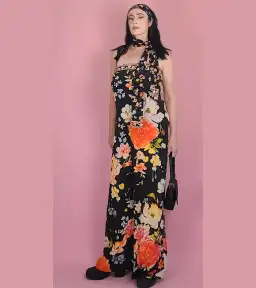 Camilla Secret History Tie Waist Strapless Jumpsuit Size XXL / AU 18 for rent on The Volte - image 2