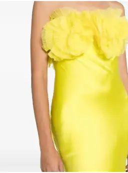 Rachel Gilbert Eyelar Gown Yellow Size 1  / AU 8 for rent on The Volte - image 2