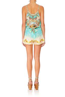 Camilla Retros Rainbow Shoestring Playsuit   for rent on The Volte - image 3