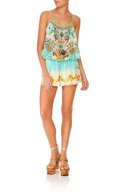 Camilla Retros Rainbow Shoestring Playsuit   for rent on The Volte - image 2