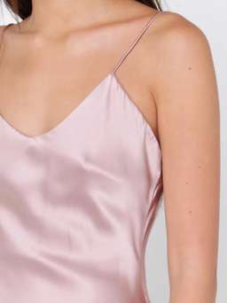 Hansen and Gretel Demi Slip Dress Blush Size 6 for rent on The Volte - image 2