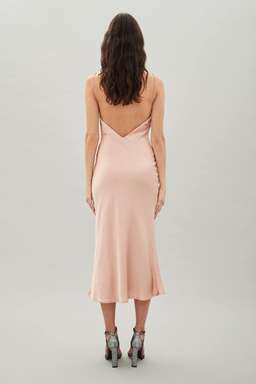Hansen and Gretel Demi Slip Dress Blush Size 6 for rent on The Volte - image 3