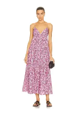 Matteau Triancle Sundress Pink Floral Size 1 / AU 8 for rent on The Volte - image 1