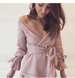 New Romantics LuLu Dress Desert Pink Size 12 for rent on The Volte - image 2