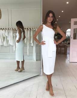 Shona Joy Bryant One Shoulder White Size AU 10 for rent on The Volte - image 1