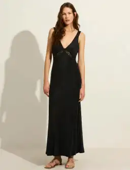 Auguste Aurelia Maxi Dress Black Size 12 for rent on The Volte - image 1
