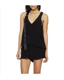 Bec & Bridge Tectonic Playsuit Black Size AU 6