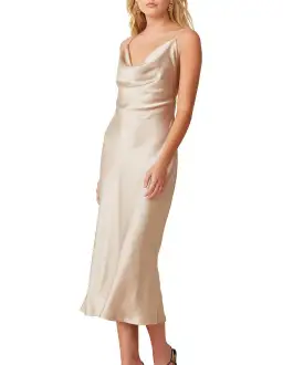Bec & Bridge Pearl Bay Midi Dress Gold Size 10 for rent on The Volte - image 3