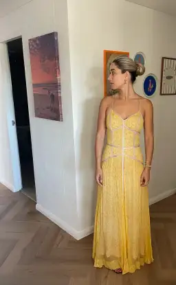 We Are Kindred A-line Dress in Yellow Size XS / AU 6