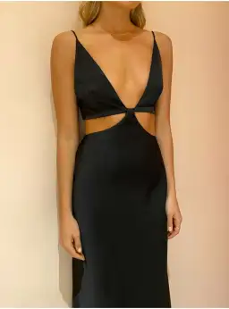 Bec & Bridge Ciao Bella Maxi Dress Black Size AU 10  for rent on The Volte - image 2