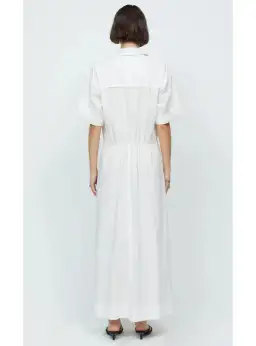 Bec & Bridge Lenna Maxi Shirt Dress Ivory Size AU 10 for rent on The Volte - image 4