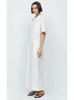 Bec & Bridge Lenna Maxi Shirt Dress Ivory Size AU 10 for rent on The Volte - image 2