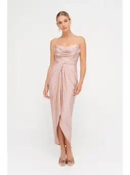 Sheike Cosmopolitan Dress in Blush Size AU 14 