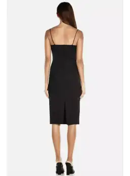 Misha Sophie Midi Dress Black Size 4  for rent on The Volte - image 2