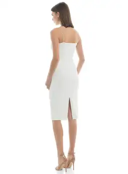 Misha Porchia Midi Dress Ivory Size 14 for rent on The Volte - image 2