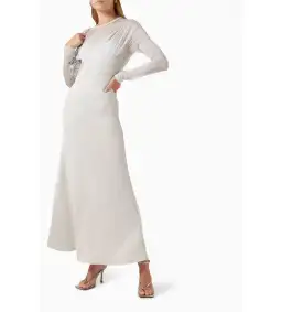 Christopher Esber  Encase Sheer Underwire Dress Silver Size 10 AU for rent on The Volte - image 1