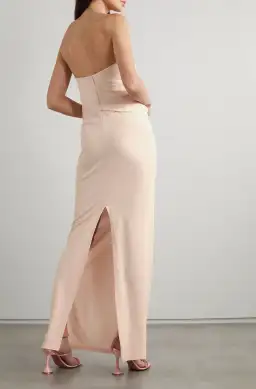Christopher Esber Balm Strapless Ruched Dress Pink Size 6 AU for rent on The Volte - image 2