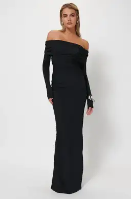Effie Kats The Gwen Gown in Black Size 10  for rent on The Volte - image 3