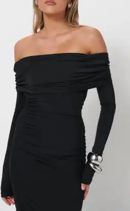 Effie Kats The Gwen Gown in Black Size 10  for rent on The Volte - image 5