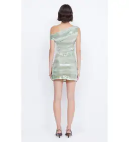 Bec & Bridge Brydie Asym Mini Dress Mint Ombre Size AU 10 for rent on The Volte - image 3