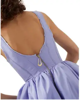 Aje Suzette Bubble Dress Periwinkle Size 12 for rent on The Volte - image 5